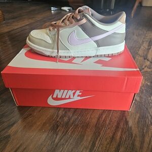 Nike Kids' Brown and Pink Sneakers